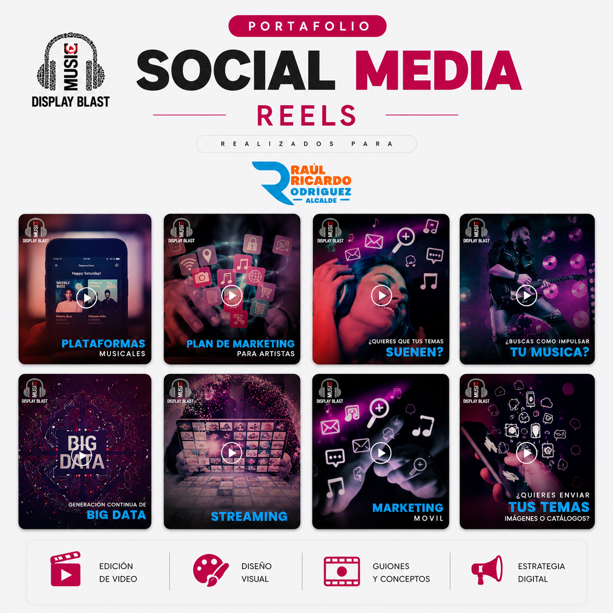 Social media: Display Blast Music